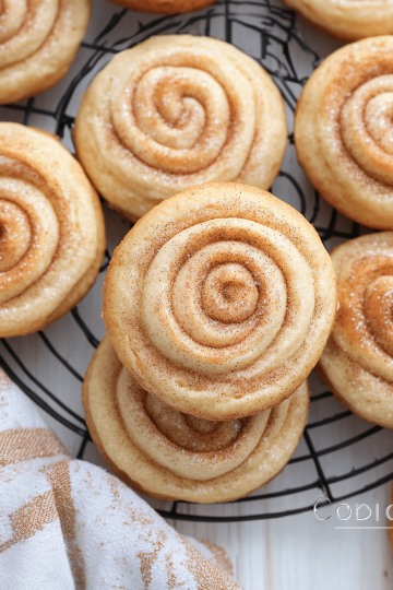 Cinnamon roll cookies