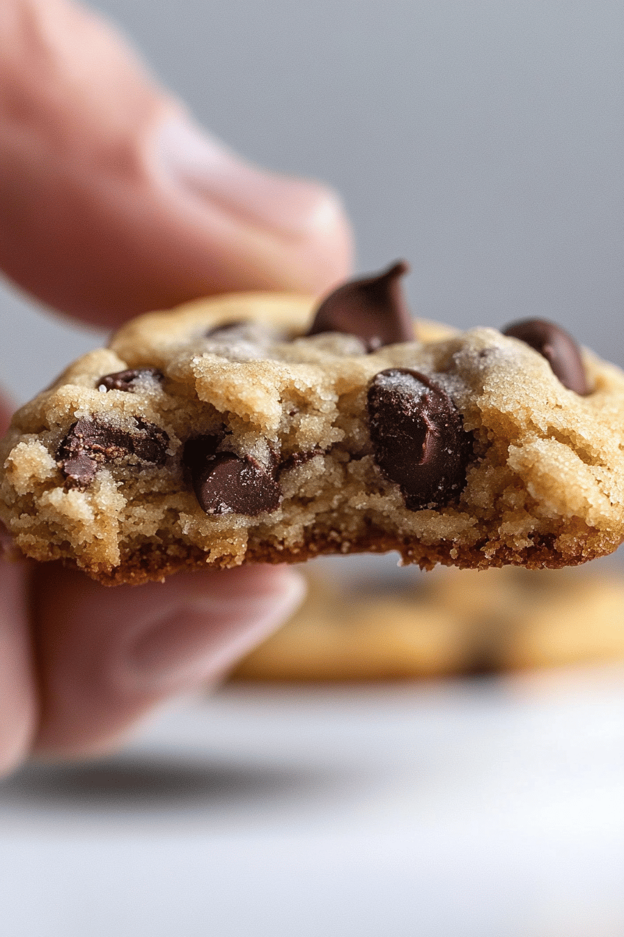 Doubletree cookies slice on plate showing perfect texture and swirl pattern