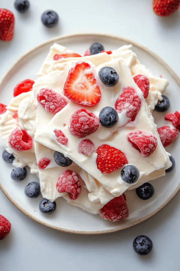 Frozen Yogurt Bark