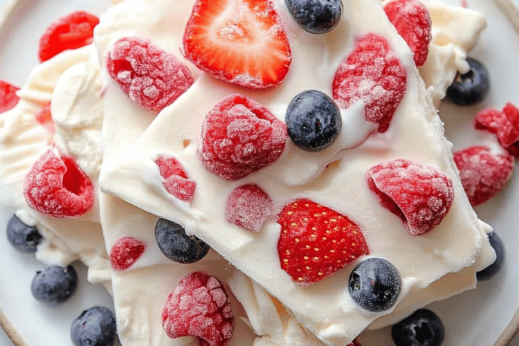 Frozen Yogurt Bark