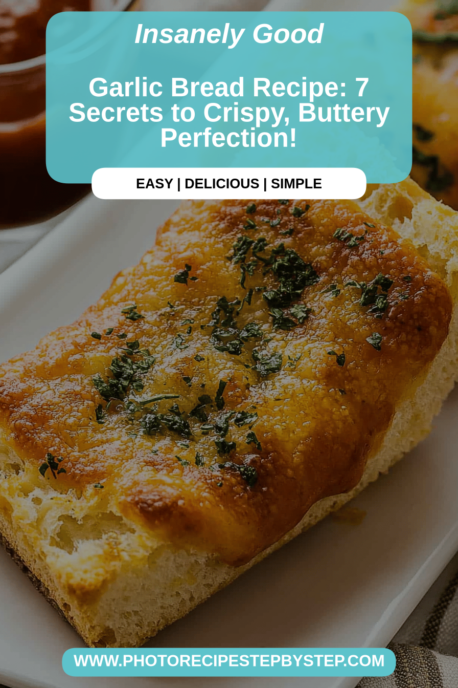 Garlic Bread Recipe final dish beautifully presented and ready to serve