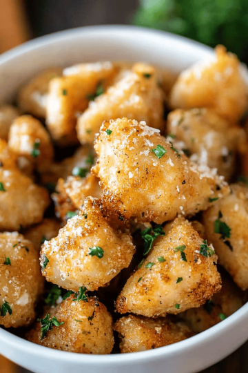 Garlic Parmesan Chicken Bites