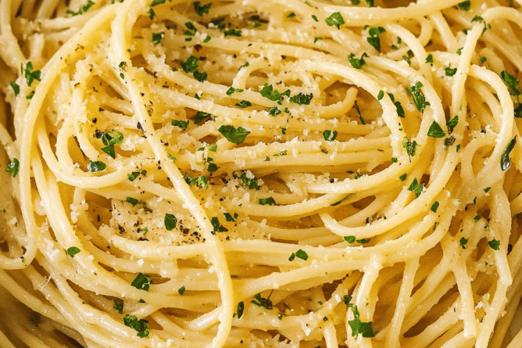 Garlic butter pasta
