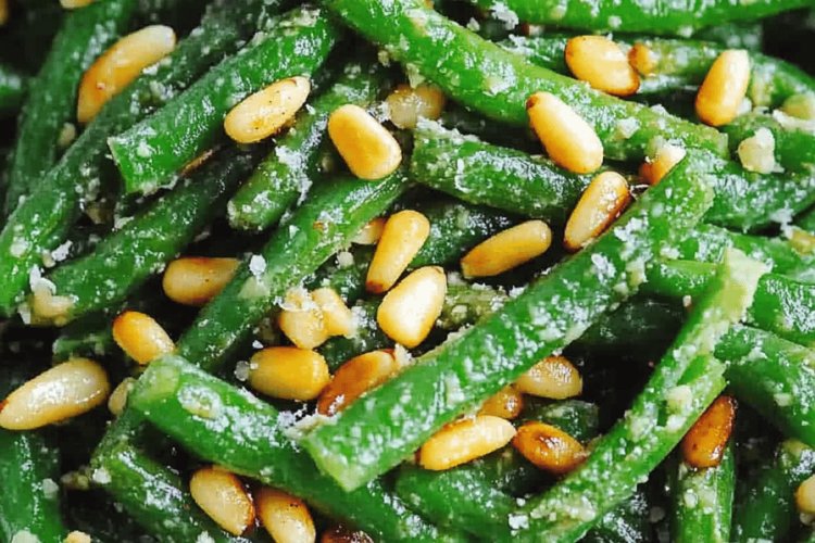 Green Beans Pine Nuts