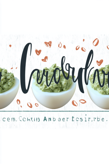 Guacamole Deviled Eggs