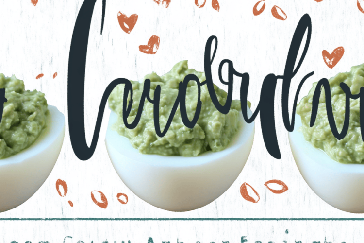 Guacamole Deviled Eggs