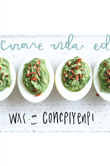 Guacamole Deviled Eggs