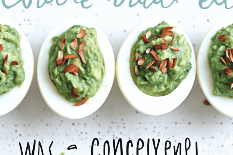 Guacamole Deviled Eggs