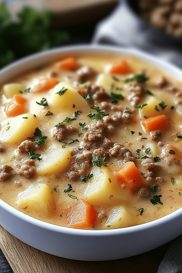 Hamburger potato casserole