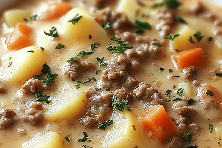 Hamburger potato casserole