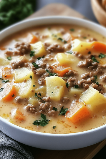Hamburger potato casserole