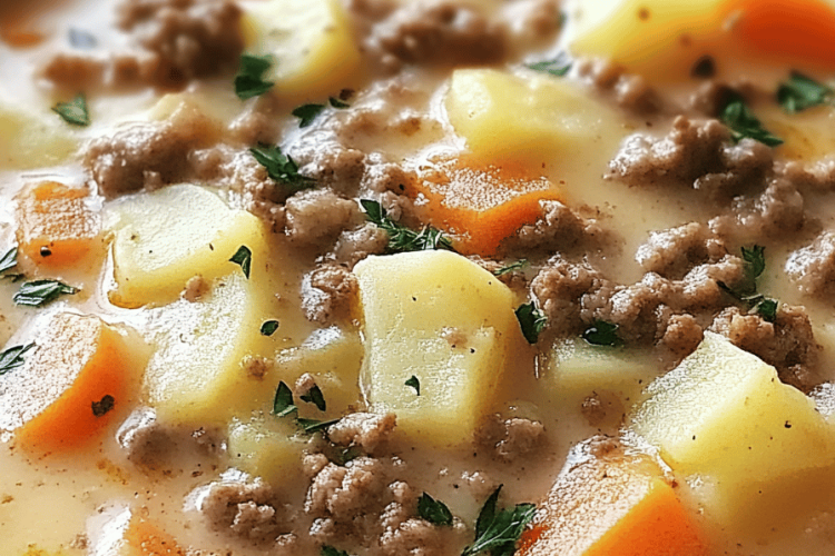 Hamburger potato casserole