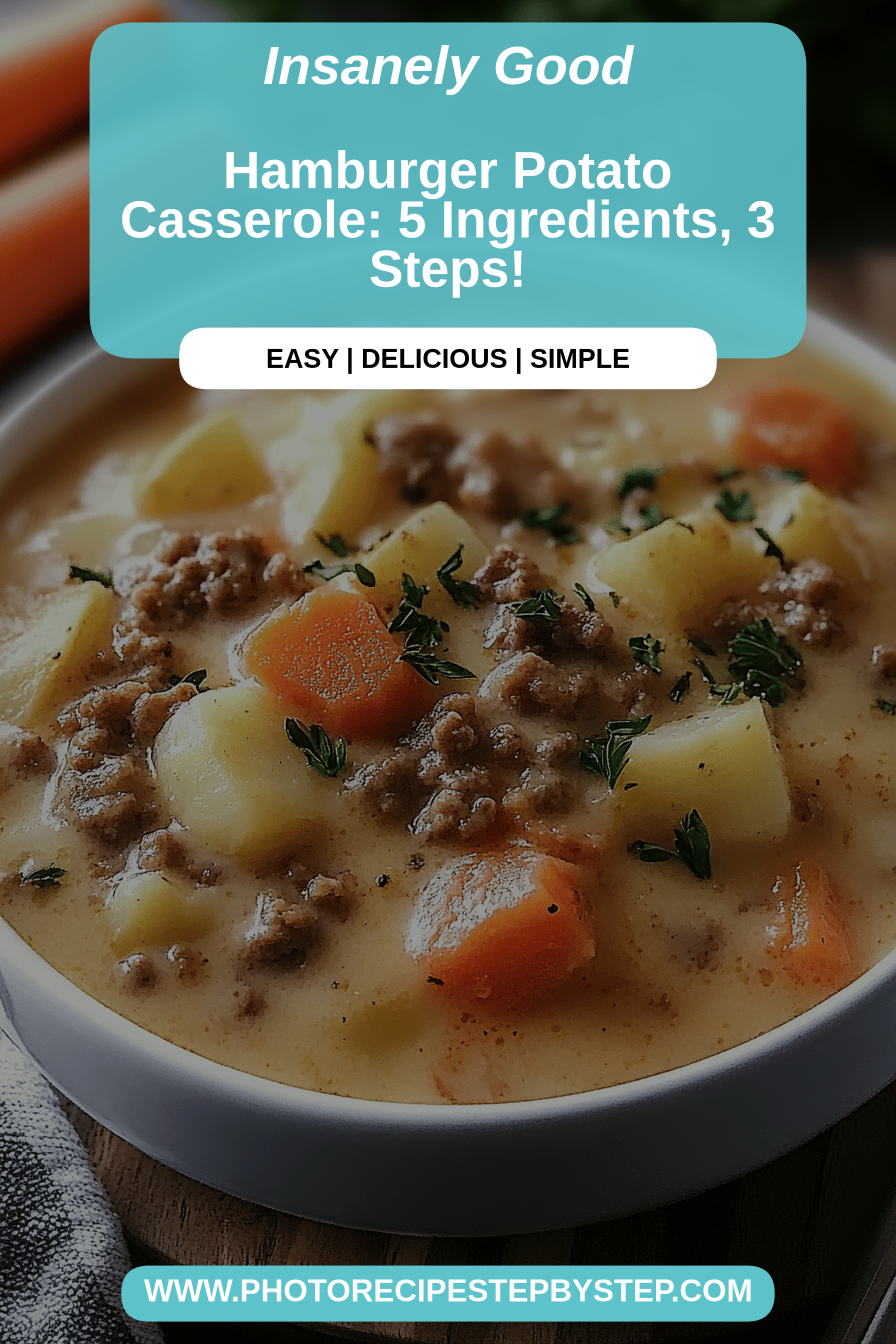 Hamburger potato casserole final dish beautifully presented and ready to serve
