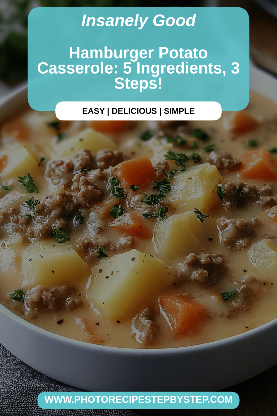 Hamburger potato casserole final dish beautifully presented and ready to serve