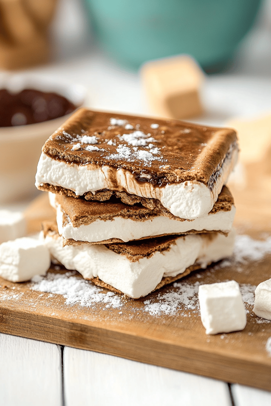 Homemade Marshmallows ingredients organized and measured on kitchen counter