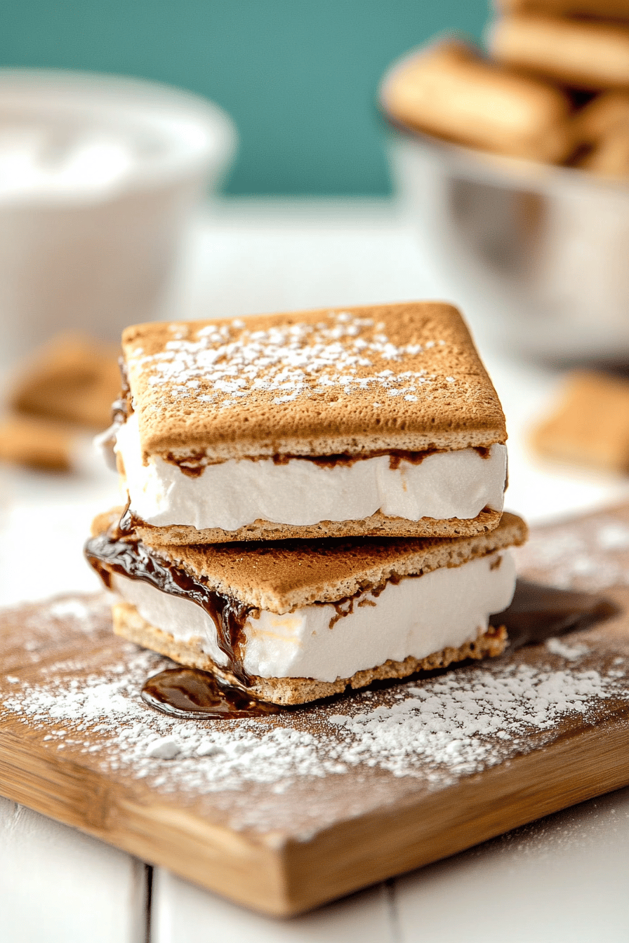 Homemade Marshmallows slice on plate showing perfect texture and swirl pattern