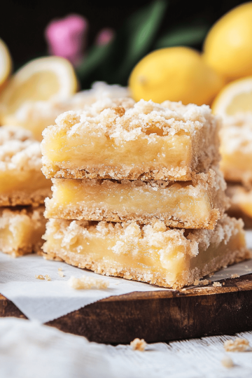 Lemon streusel squares