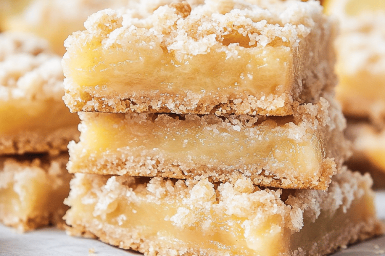 Lemon streusel squares