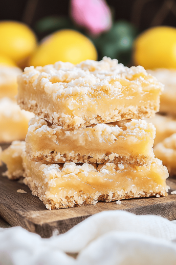 Lemon streusel squares