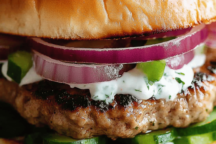 Mediterranean burger