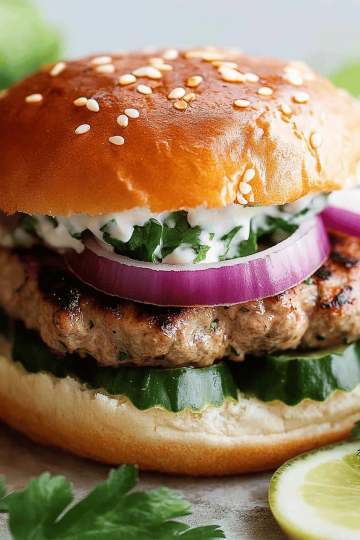 Mediterranean burger