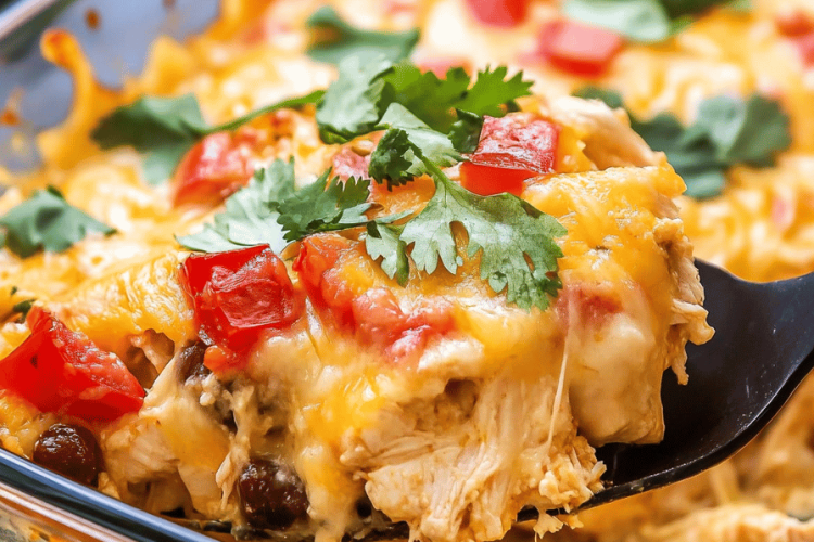 Mexican chicken casserole