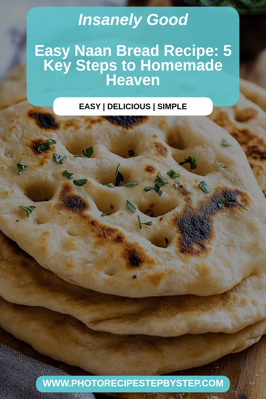 Naan Bread Recipe final dish beautifully presented and ready to serve