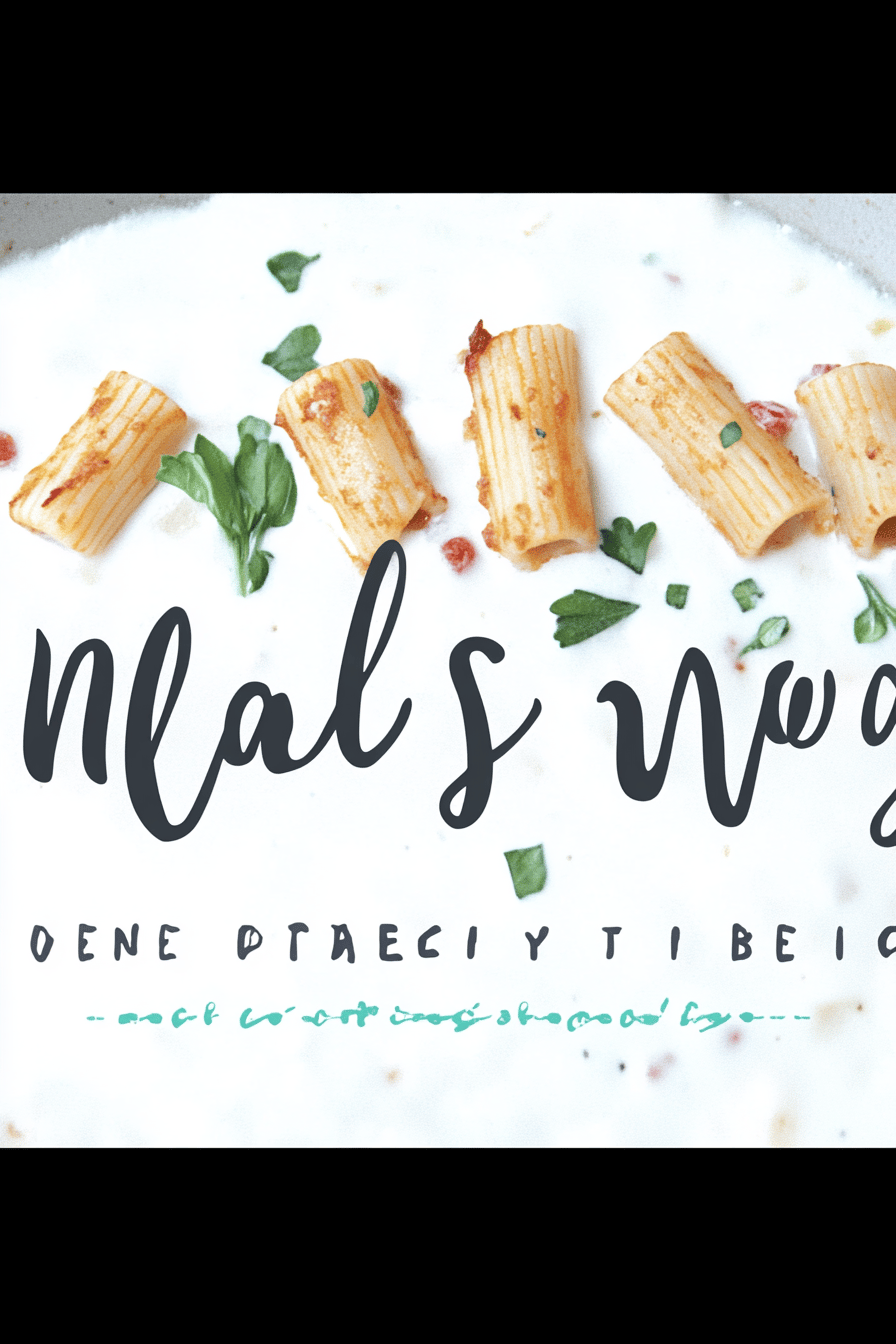One-Skillet Baked Ziti ingredients organized and measured on kitchen counter