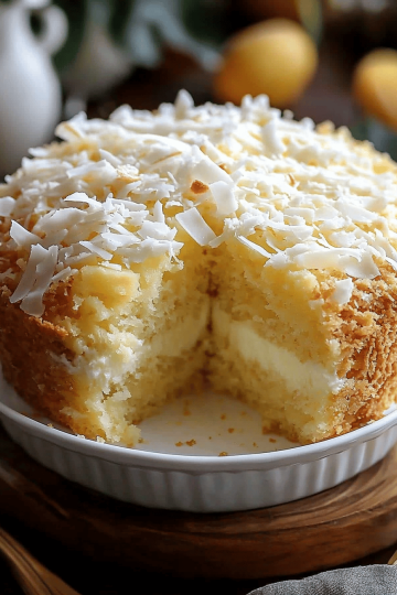 Pineapple coconut cake