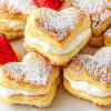 Puff pastry hearts