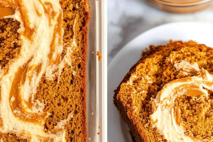 Pumpkin Cream Cheese Bread