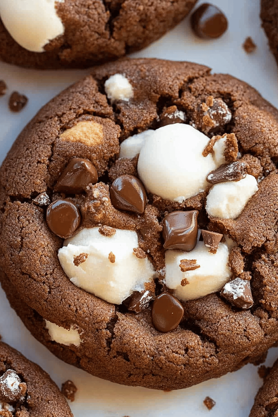 Rocky Road Cookies ingredients organized and measured on kitchen counter