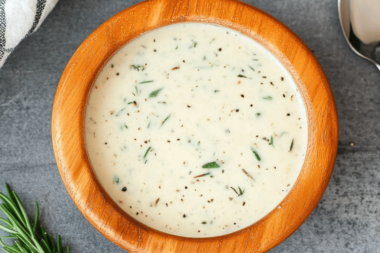Rosemary cream sauce