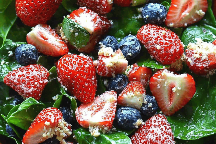 Strawberry Spinach Salad