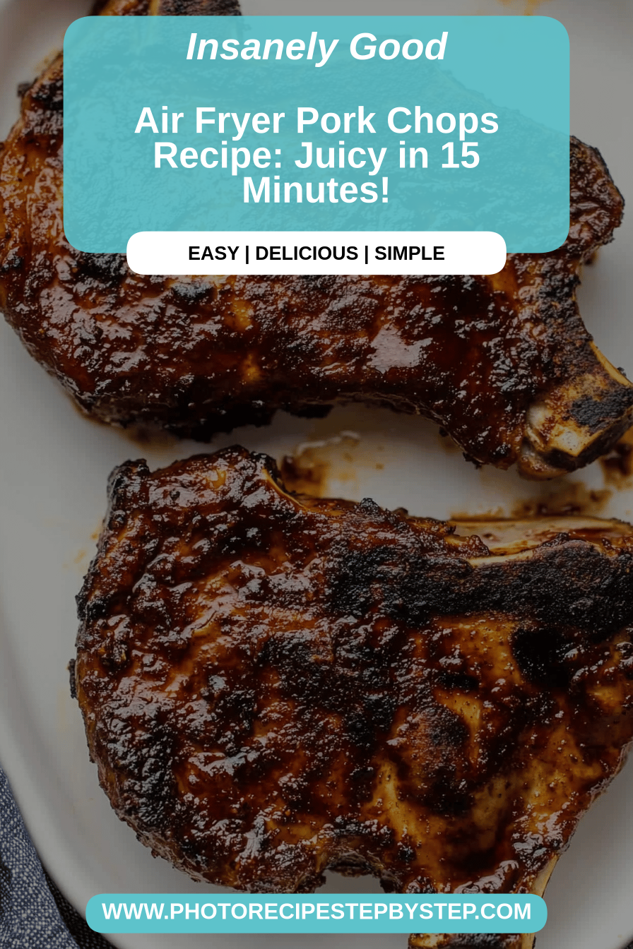 air fryer pork chops final dish beautifully presented and ready to serve