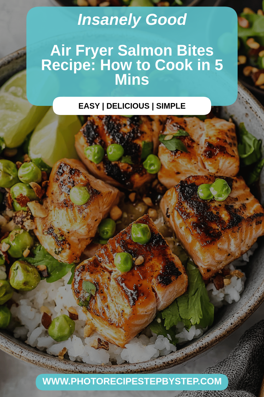 air fryer salmon final dish beautifully presented and ready to serve