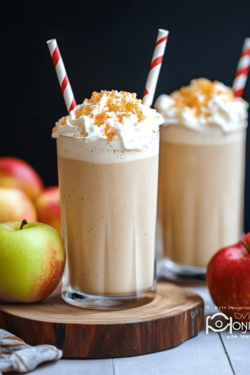 apple cider milkshake