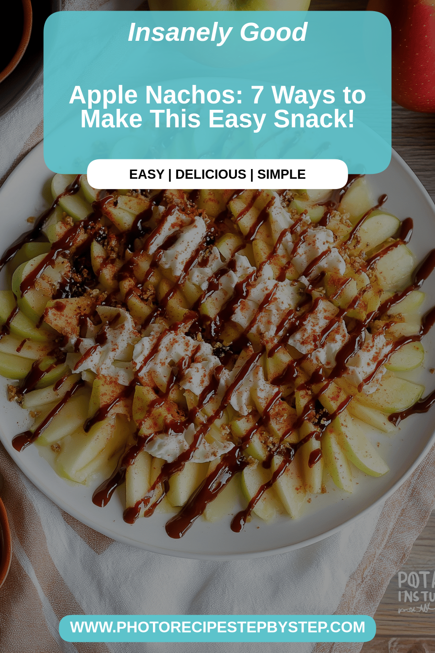 apple nachos final dish beautifully presented and ready to serve
