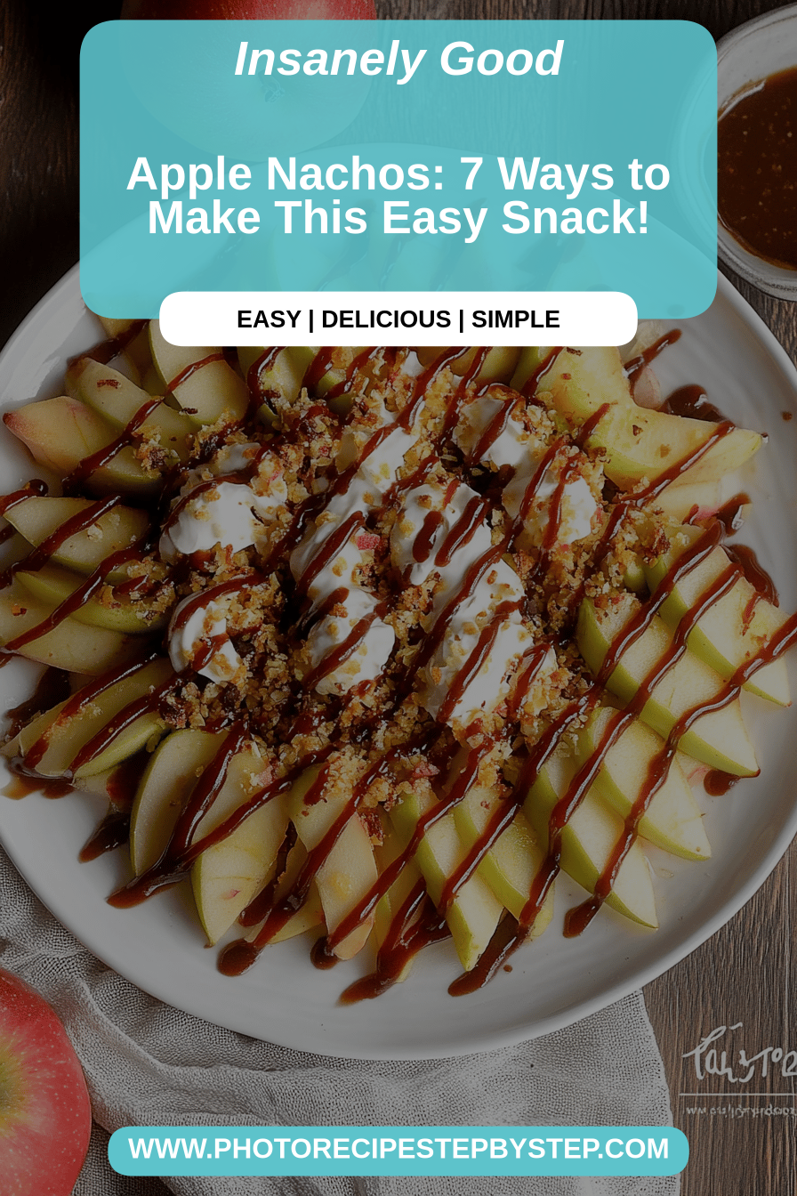 apple nachos final dish beautifully presented and ready to serve