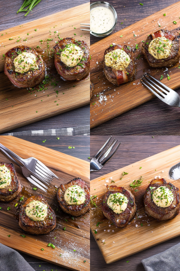 bacon wrapped filet mignon