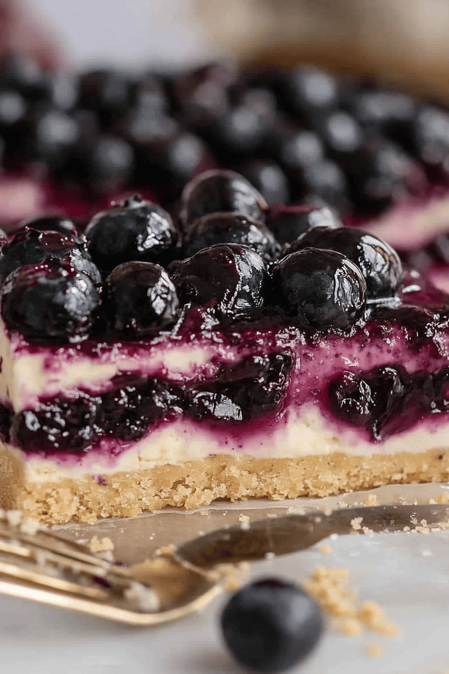blueberry dessert bars ingredients organized and measured on kitchen counter
