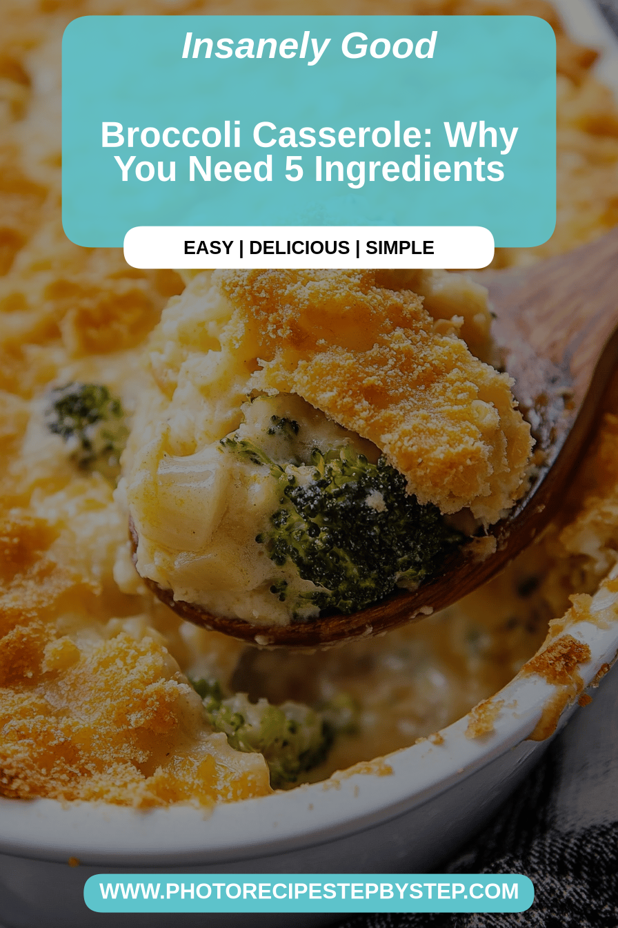 broccoli casserole final dish beautifully presented and ready to serve