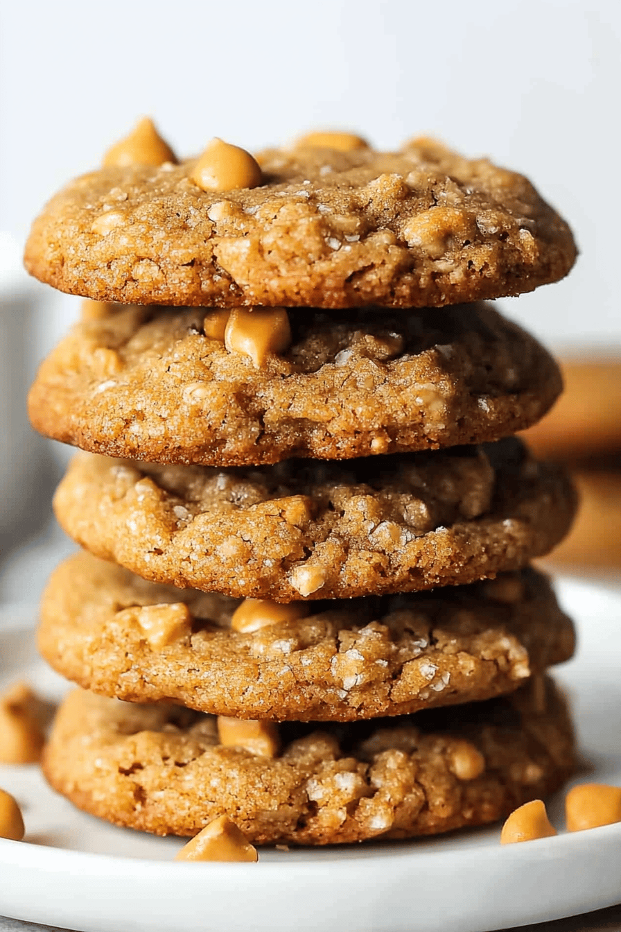 brown butter cookies ingredients organized and measured on kitchen counter
