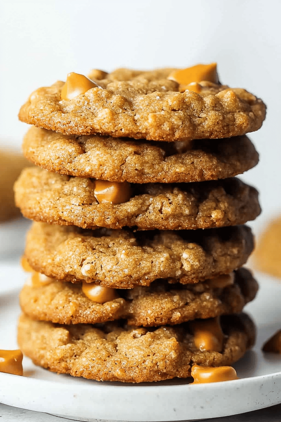 brown butter cookies slice on plate showing perfect texture and swirl pattern