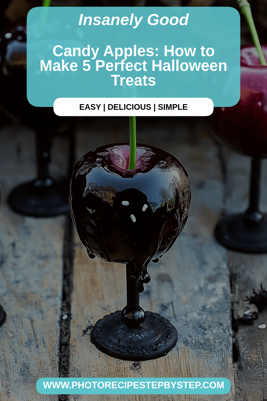 candy apples final dish beautifully presented and ready to serve