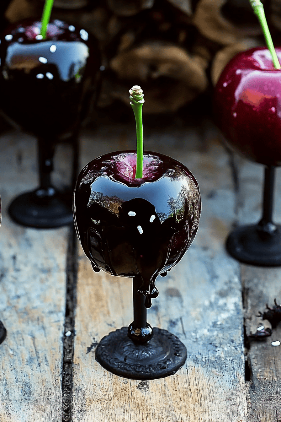 candy apples ingredients organized and measured on kitchen counter