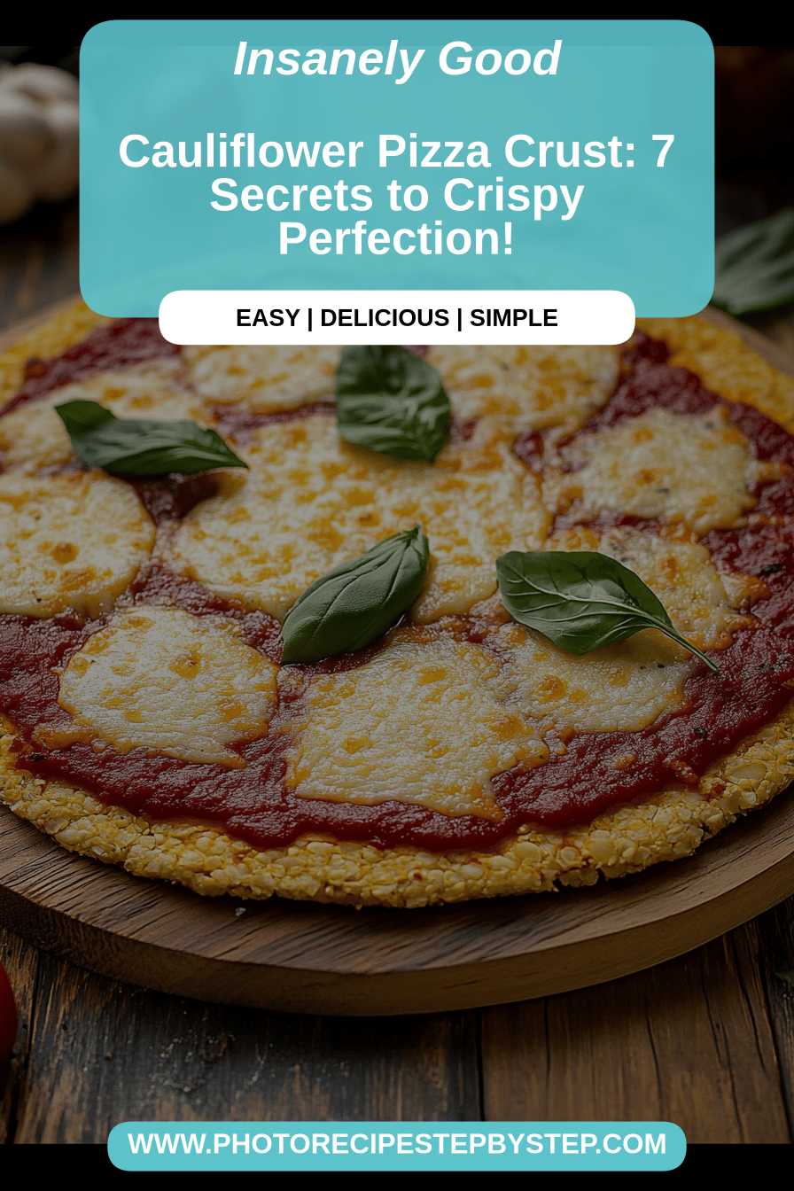 cauliflower pizza crust final dish beautifully presented and ready to serve