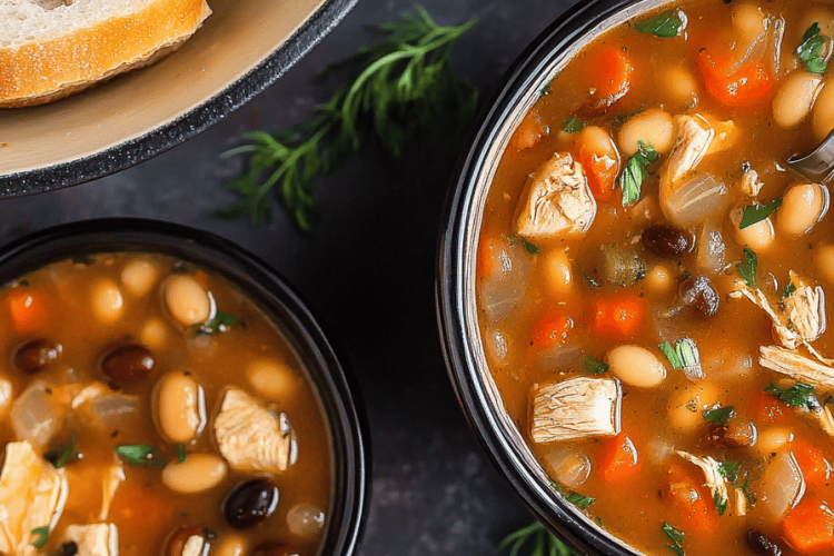 chicken bean soup