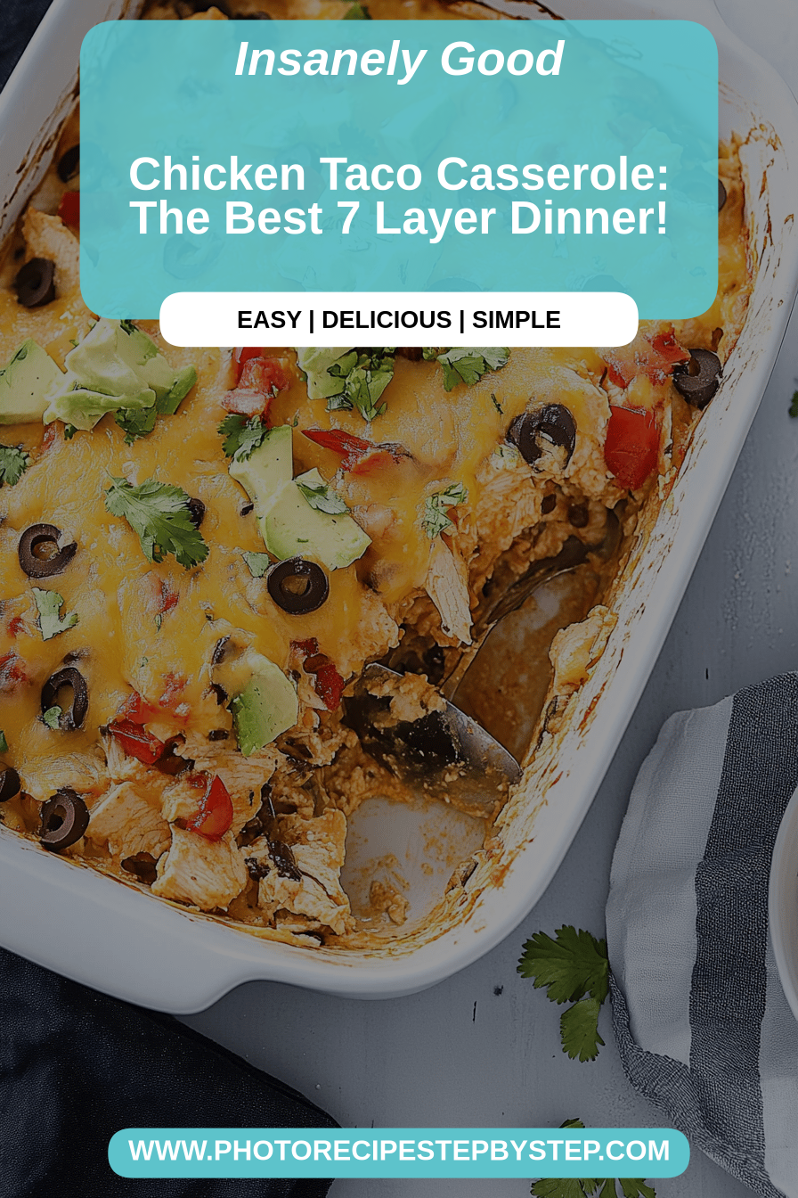 chicken taco casserole final dish beautifully presented and ready to serve