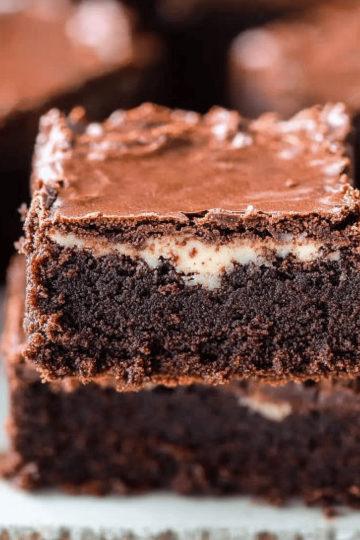 chocolate cheesecake brownies